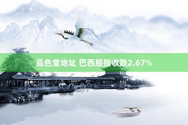品色堂地址 巴西股指收跌2.67%